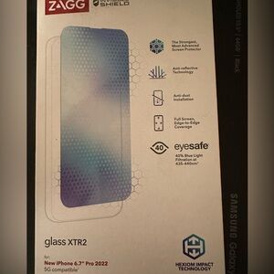 Zagg Glass XTR2 Screen Protector Apple IPhone 6.7 “ Pro